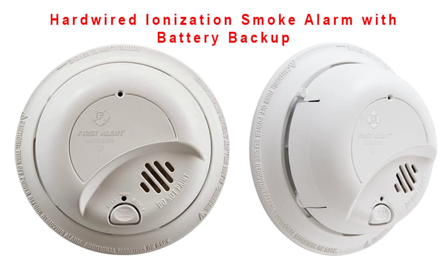 Example of Ionization smoke alarm