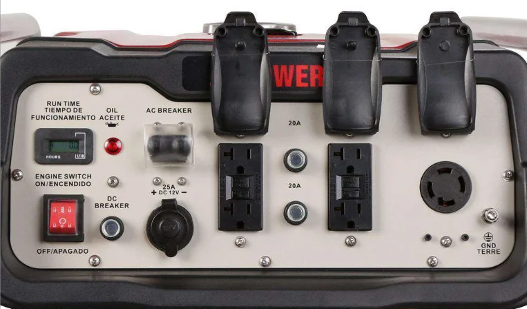 A-iPower SUA7000C Control Panel