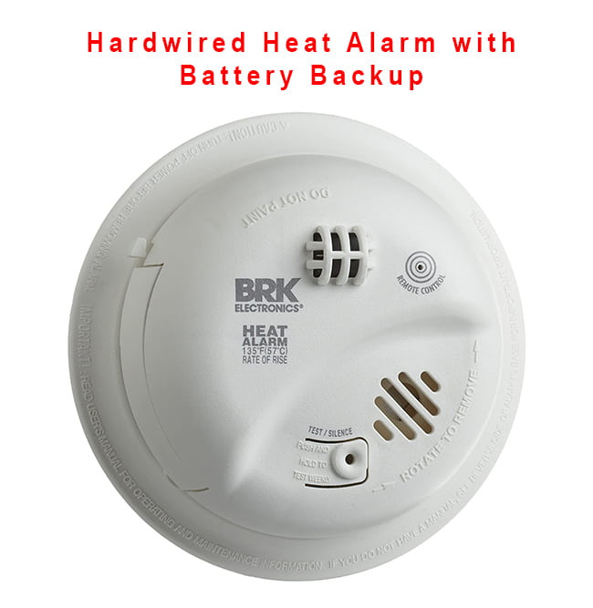 Heat detector alarm